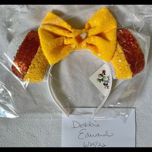 Custom Made New Mickey Mouse Ears “Candy Corn”